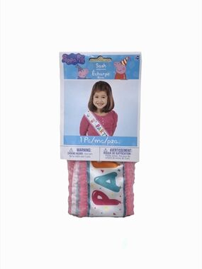 Peppa Pig Party Sash